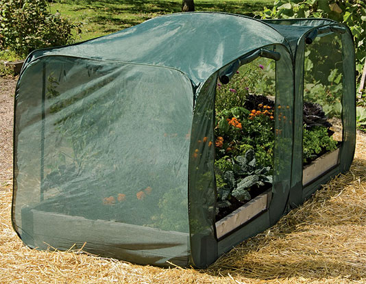 Pop-up crop protector